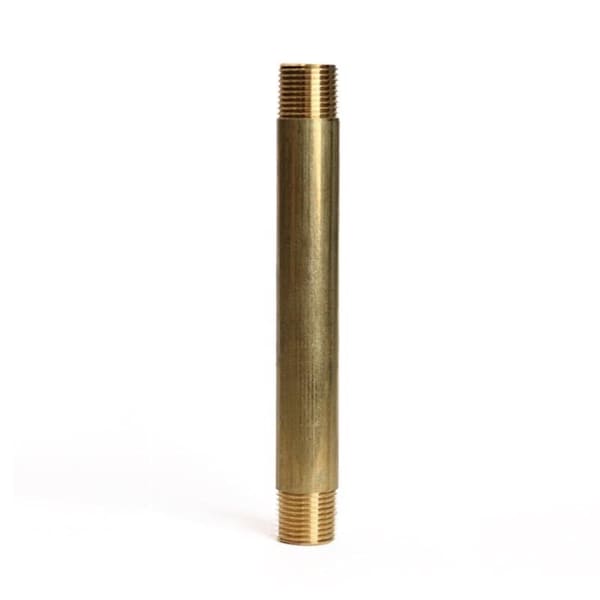 Atc ATC 3/8 in. MPT X 3/8 in. D MPT Yellow Brass Nipple 5 in. L 6JC126300201036 - main